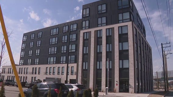 New apartment building opens on former Detroit Tiger Stadium site