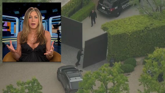 Man crashes Jennifer Aniston's home fence