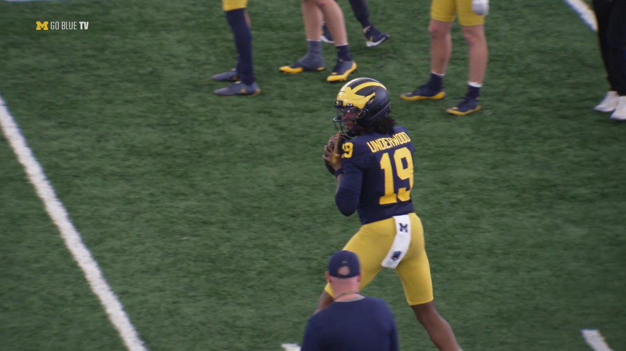 WATCH - Jennifer Hammond reports from Ann Arbor where Michigan football has begun spring practice