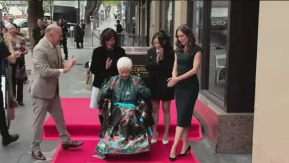 Actress Lisa Lu honored with star on WOF