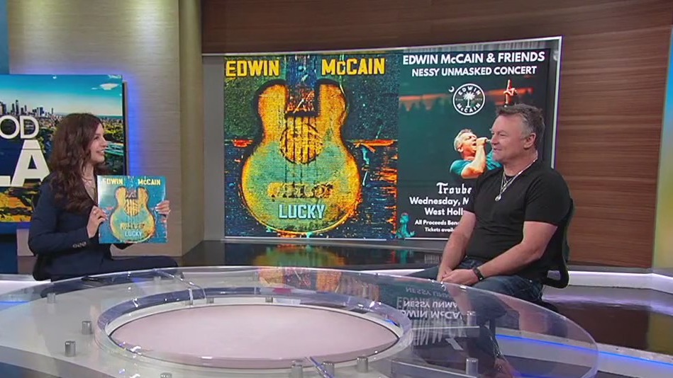 Edwin McCain talks being 'Lucky', being Nessy, and playing the Troubadour!