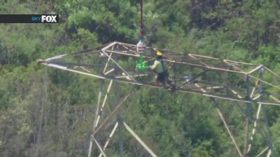 Tower taken down for Eaton Fire investigation