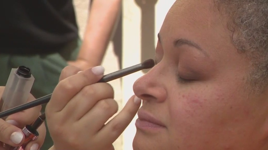 Moms impacted by wildfires pampered