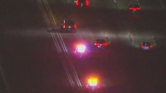 Police chase DUI suspect on LA freeway