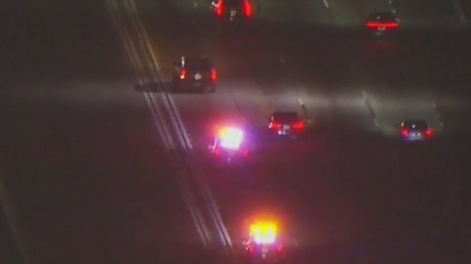 Police chase DUI suspect on LA freeway