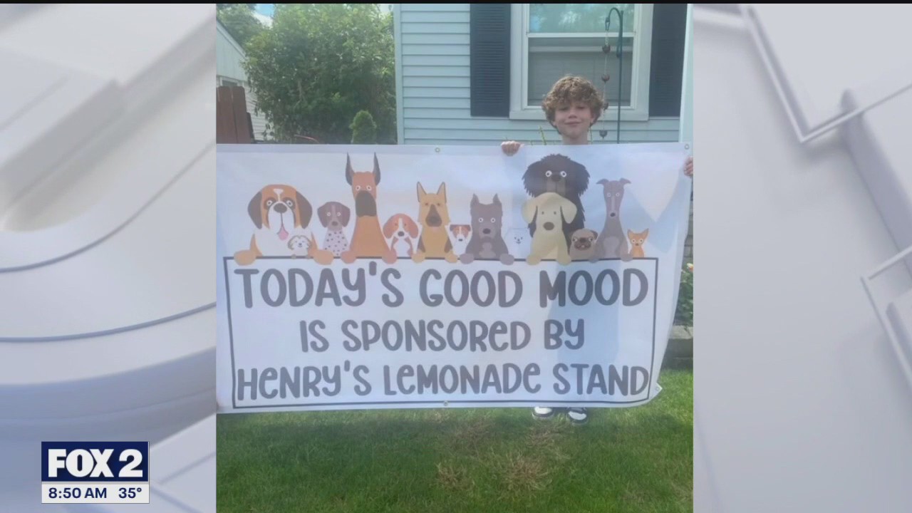 Henry's Lemonade Stand returns to raise money for Rebel Dogs Detroit