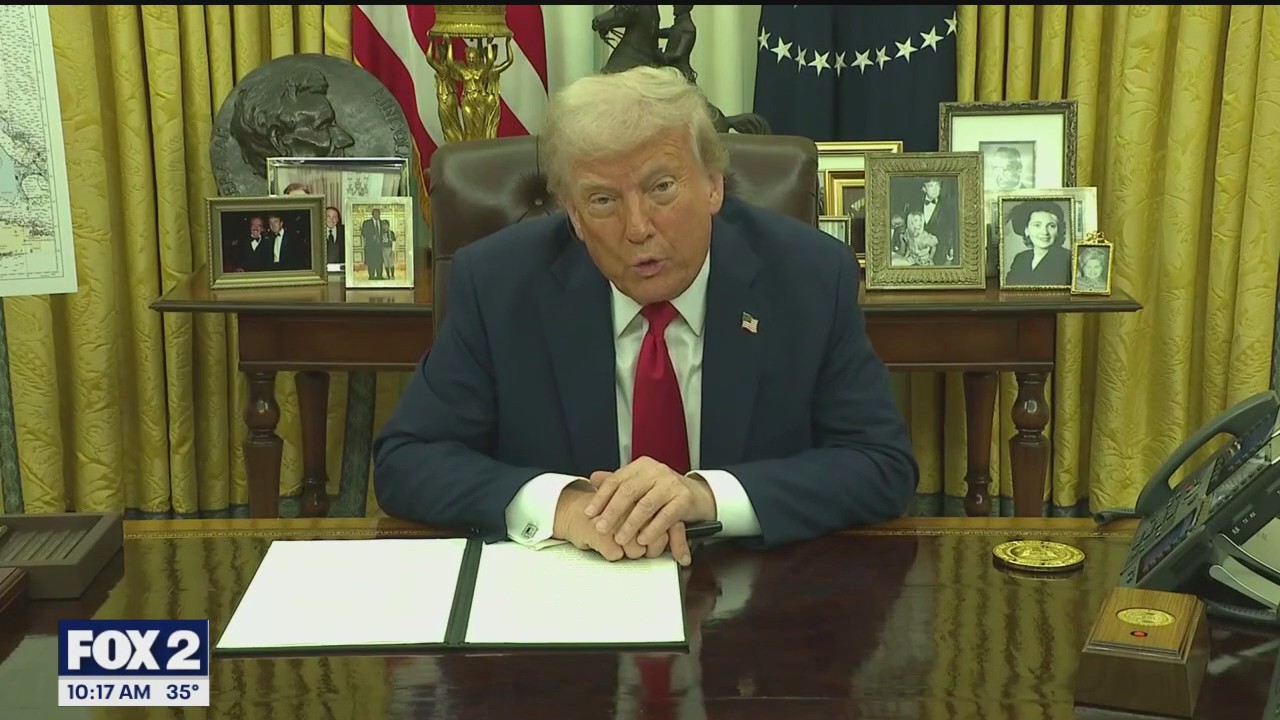 President Donald Trump declares 'Liberation Day' before key election results and tariff announcement