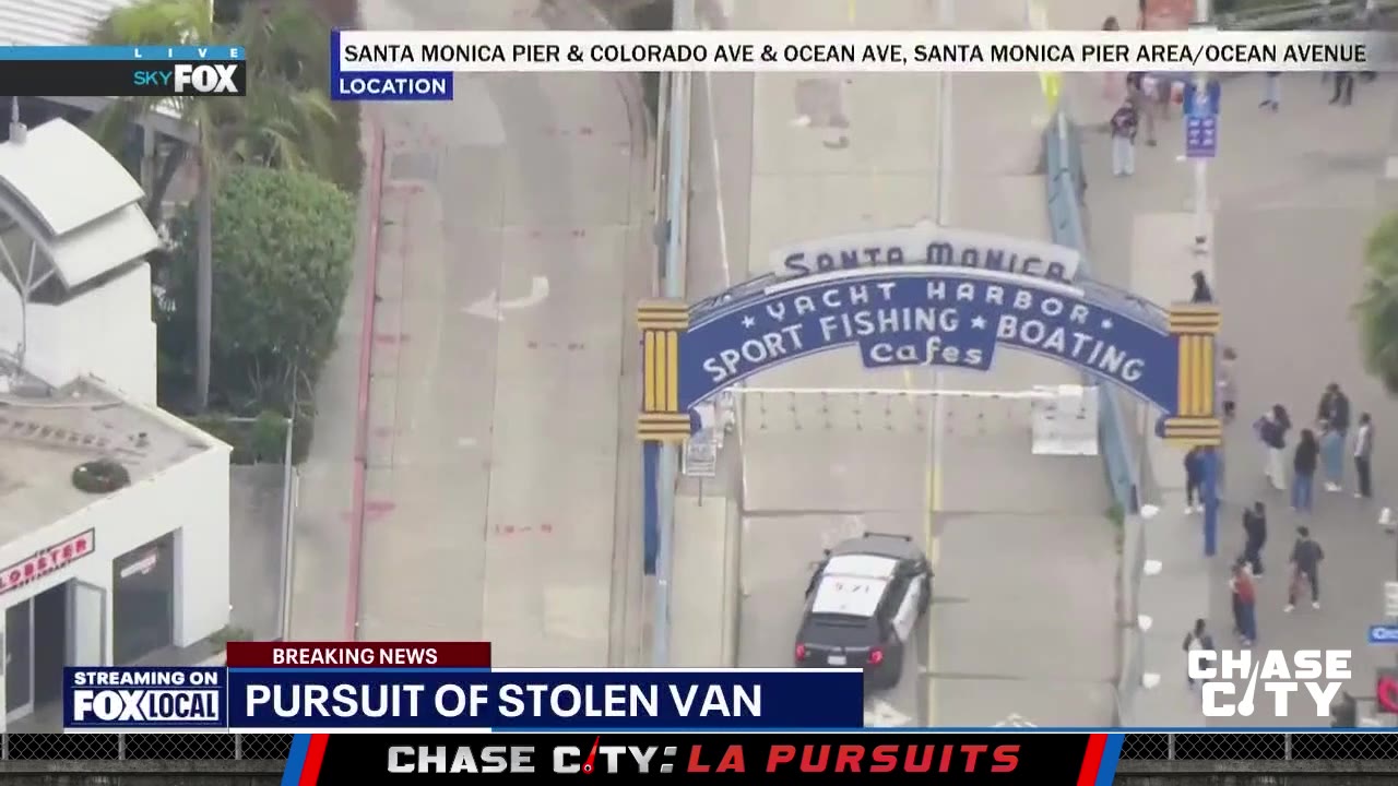 Chase City: Stolen Vehicle Pursuit Ends on Santa Monica Pier - 03/26/25