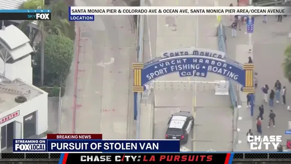 Chase City: Stolen Vehicle Pursuit Ends on Santa Monica Pier - 03/26/25