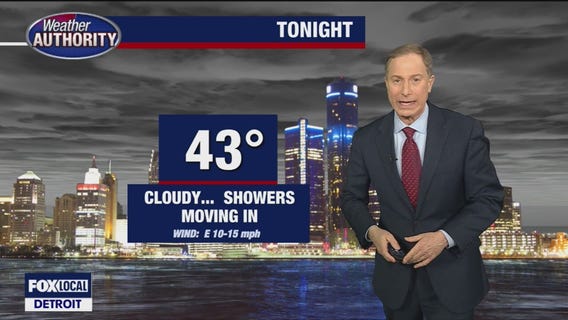 Cloudy with rain showers Saturday