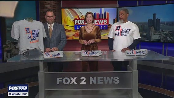 Metro Detroit Entrepreneur Showcases 313 Gear for Tigers Opening Day