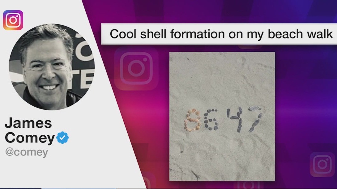 James Comey seashell post faces Trump backlash