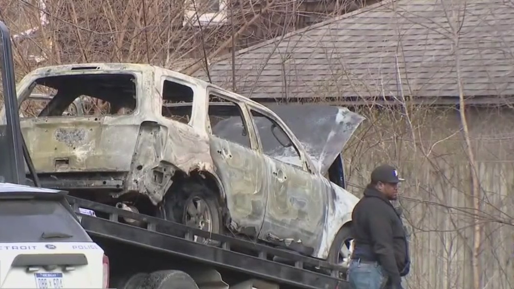 Detroit police arrest suspect after bodies were found in burned vehicle
