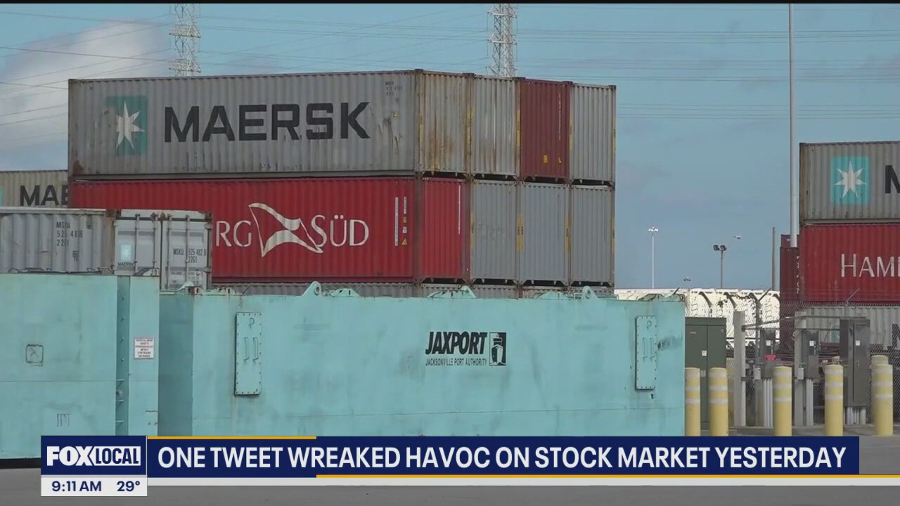 False tweet causes brief stock market surge