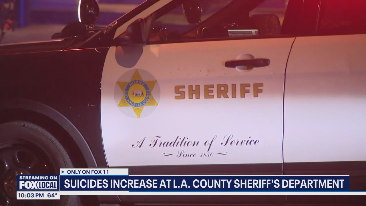 LA County seeing suicide cases among deputies