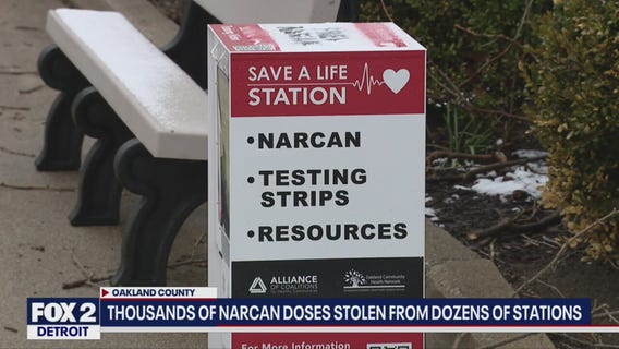 Narcan stolen from Save A Life Stations across Oakland County