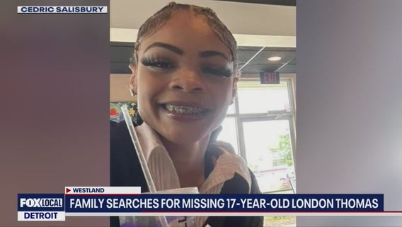 Missing London Thomas: Family searches near Westland school for missing Inkster teen