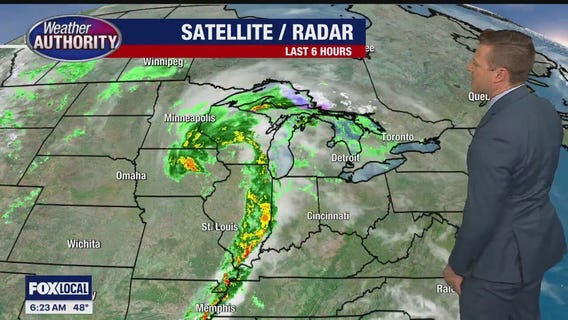 A milder week ahead with Monday morning showers