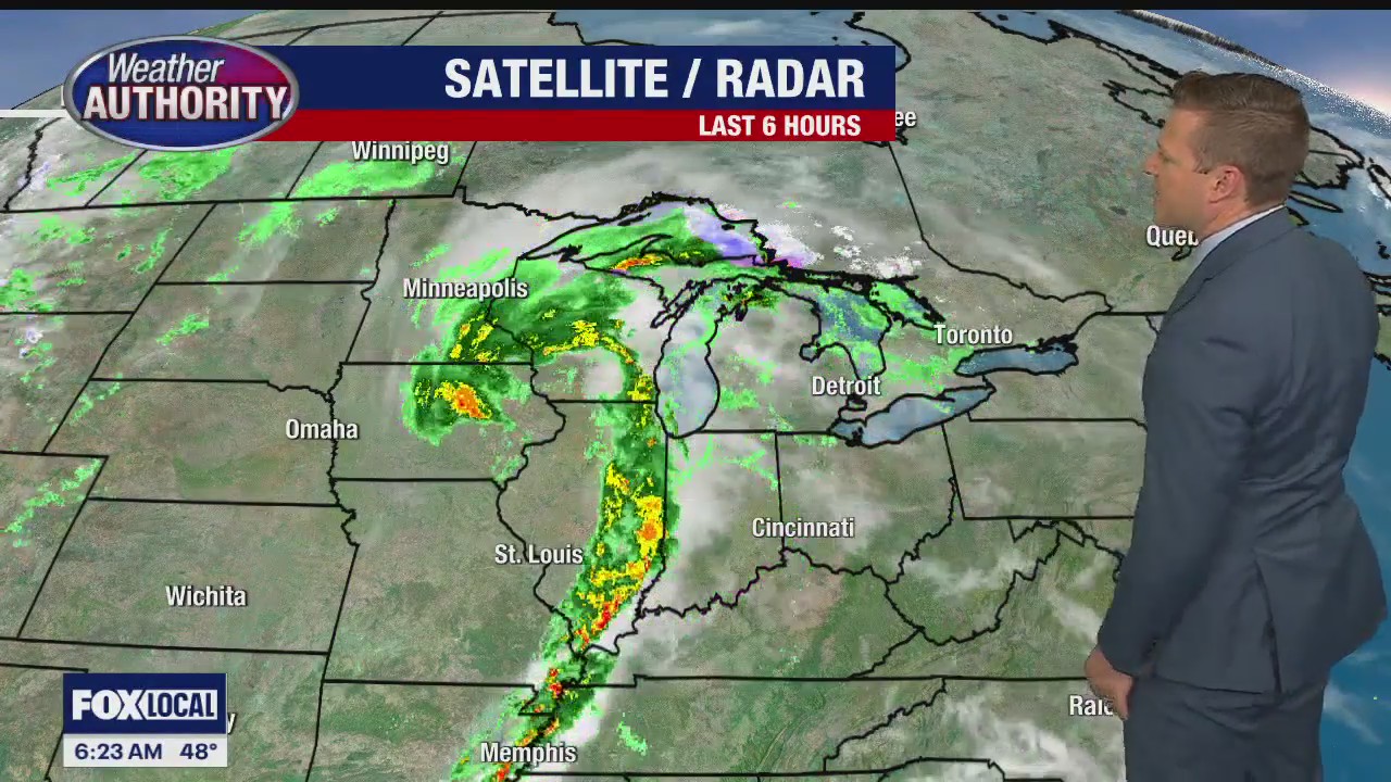 A milder week ahead with Monday morning showers