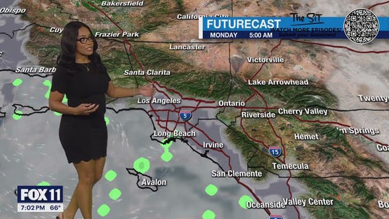 Weather forecast for Sunday, June 1