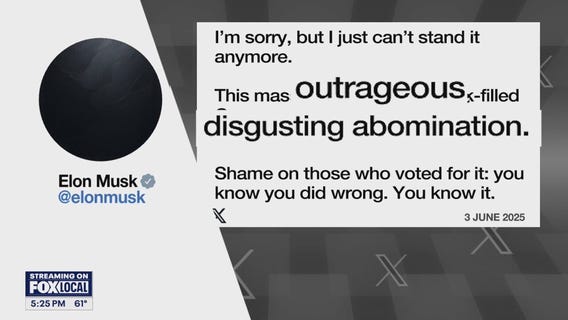 Elon Musk blasts Trump after leaving White House