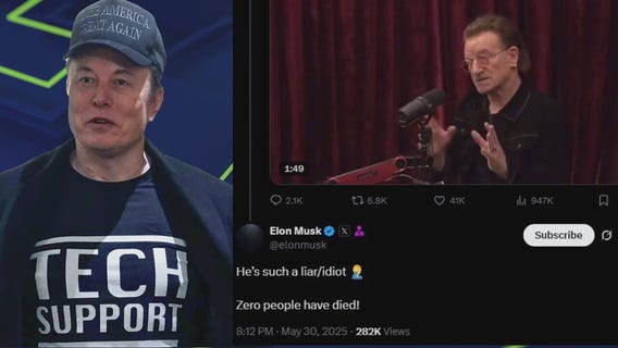 Elon Musk, Bono clash over USAID cuts death toll