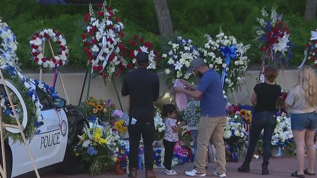 Memorial put together for Baldwin Park cop