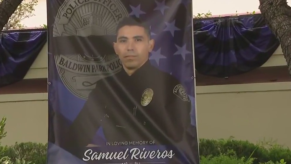Slain Officer Samuel Riveros remembered