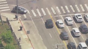 Driver goes the wrong way in LA