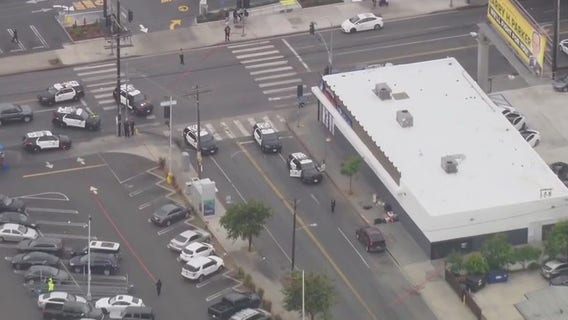 Officers shot man with a gun at LA store