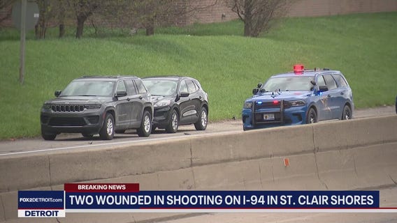 Two hospitalized after shooting on I-94 in St. Clair Shores