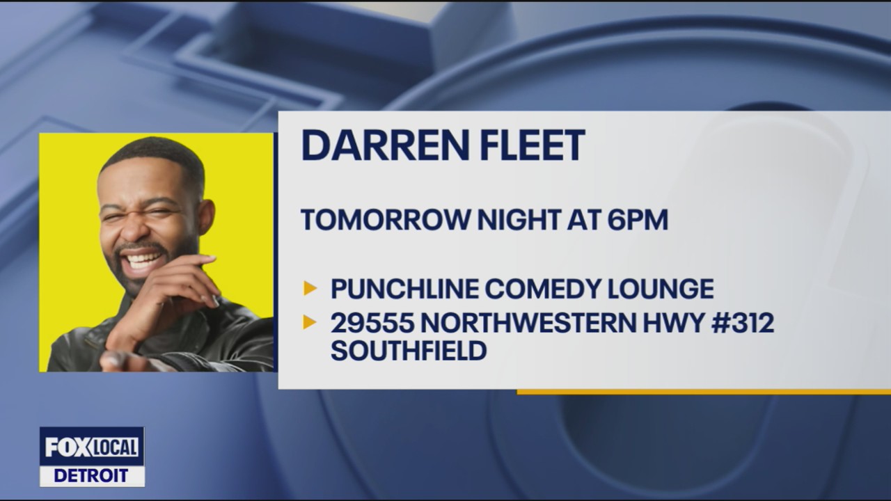 Comedian Darren Fleet