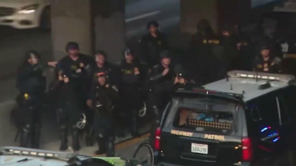 President Trump reacts to anti-ICE protests