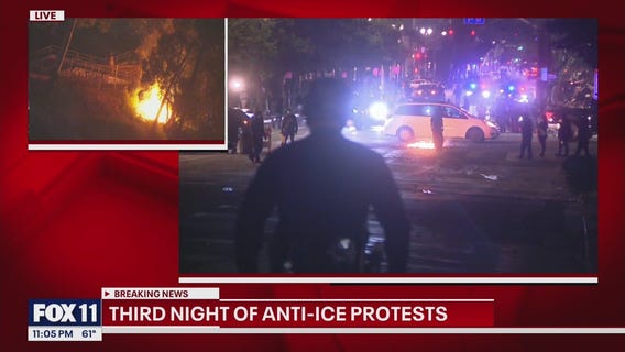 LA ICE protests, Day 3: Lootings reported in downtown