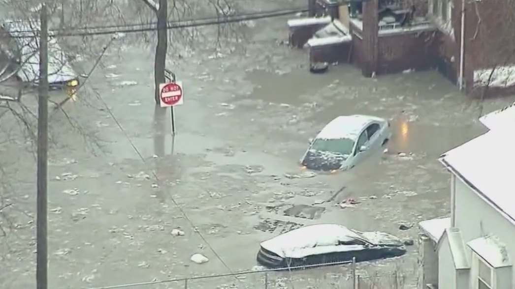 Detroit Rowan water main break damage claims processing underway