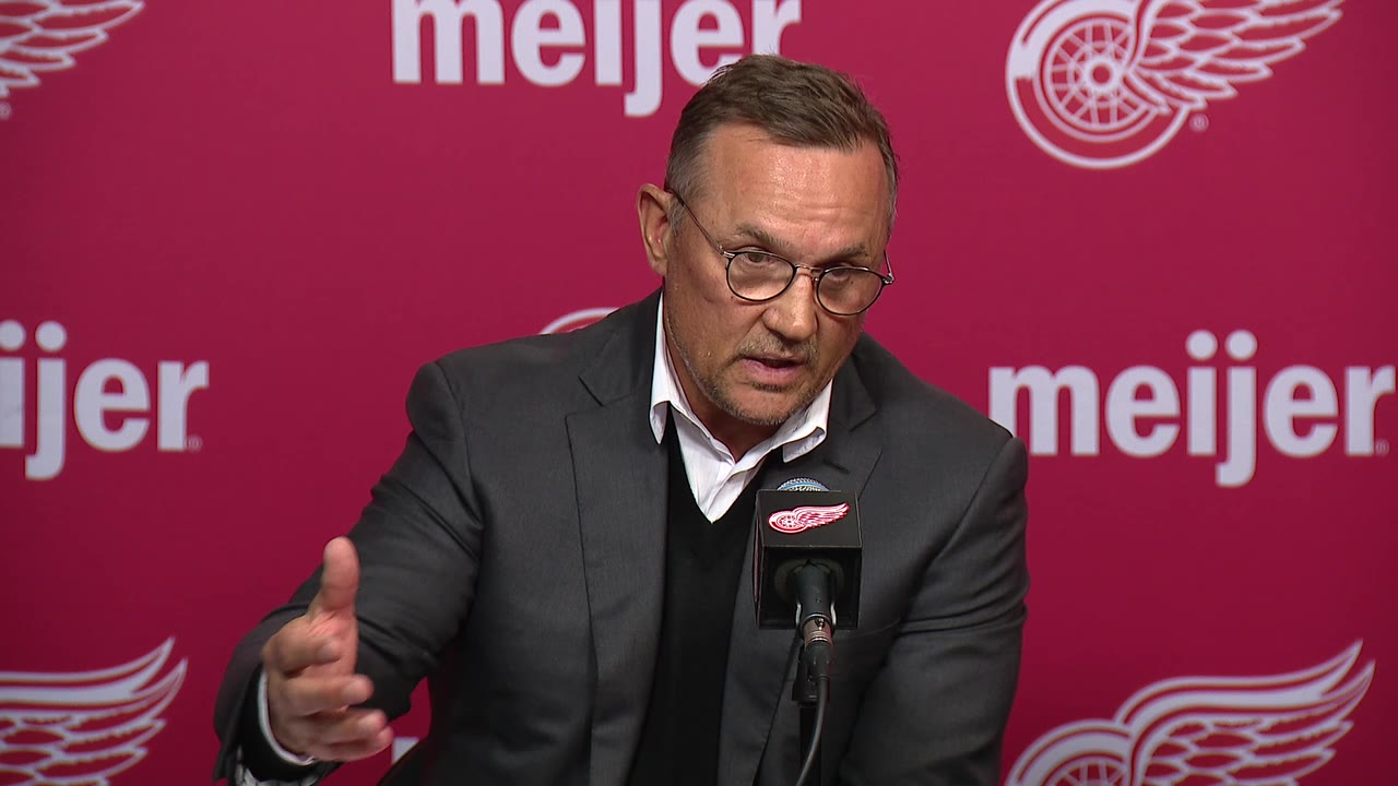 Steve Yzerman on free agency, Dylan Larkin, and leadership