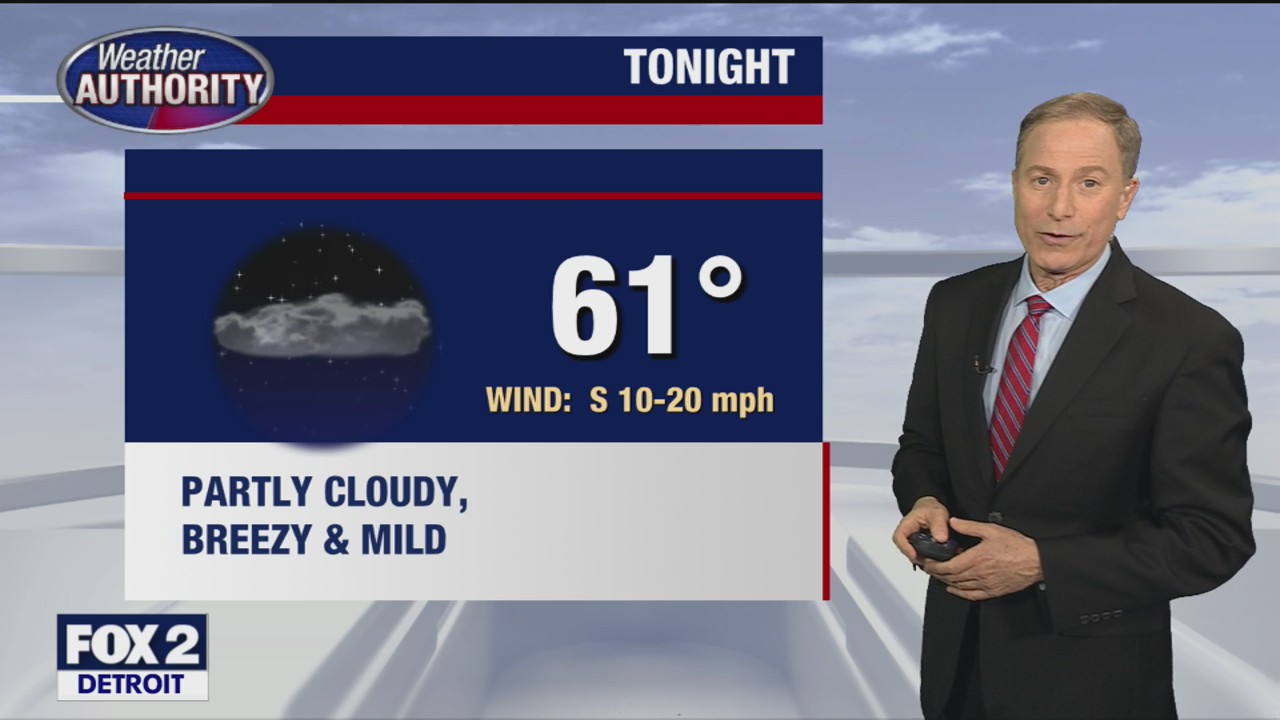 Spotty thunderstorms expected for Tiuesday