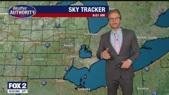 Some light showers under cloudy skies