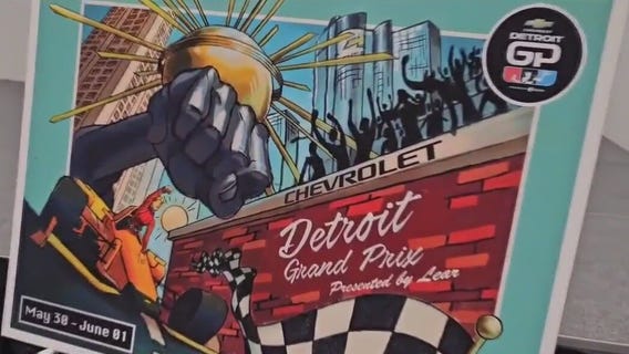 2025 Detroit Grand Prix hosts event poster contest