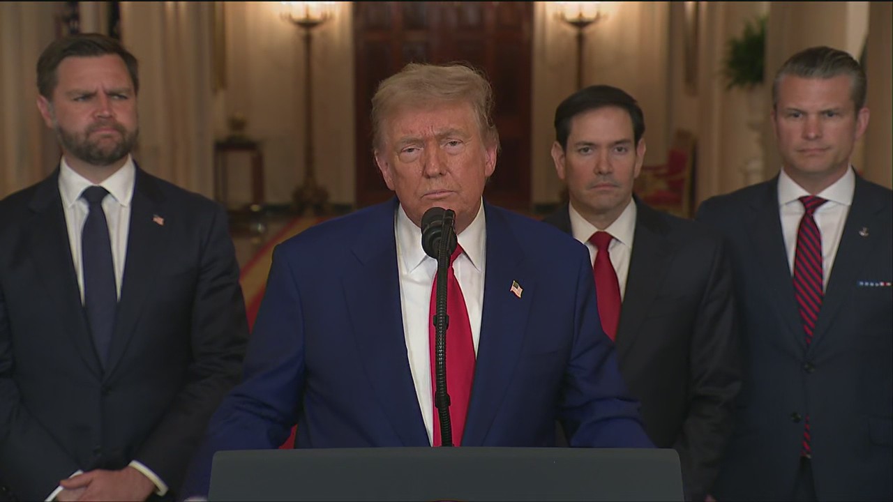 Trump addresses US bombings in Iran