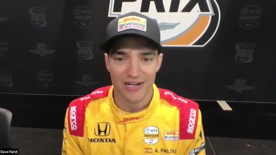 WATCH - Jennifer Hammond talks with Alex Palou following his IndyCar victory at the road course in Indianapolis