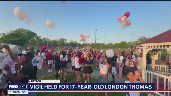 Vigil held for 18th birthday of London Thomas