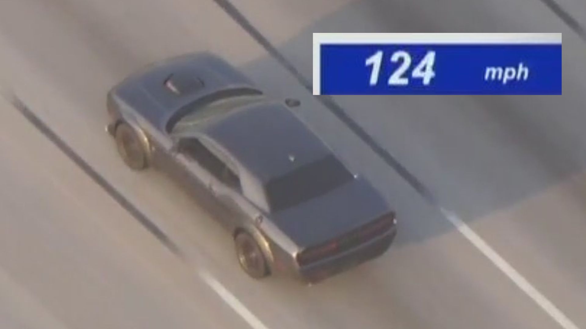 Police chase suspect clocked at going over 100 mph