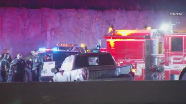 LAPD sergeant and civilian killed in 405 Freeway crash