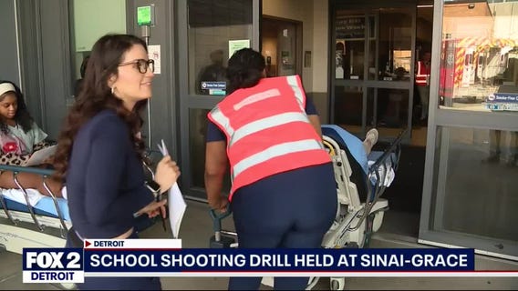 Mock mass school shooting drill at DMC Sinai Grace helps prepare healthy system
