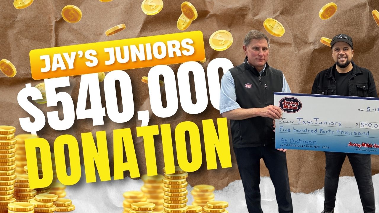 $540,000 Donation to Jay?s Juniors