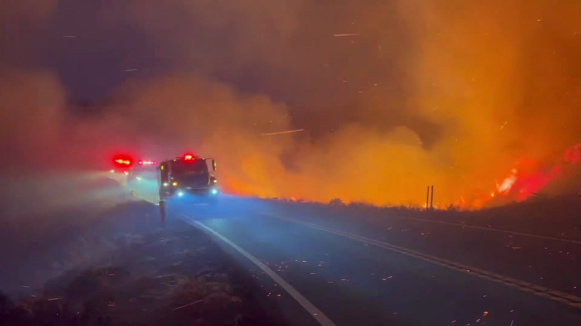 Several wildfires torch Southern California