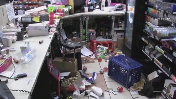 Businesses ransacked after street takeovers