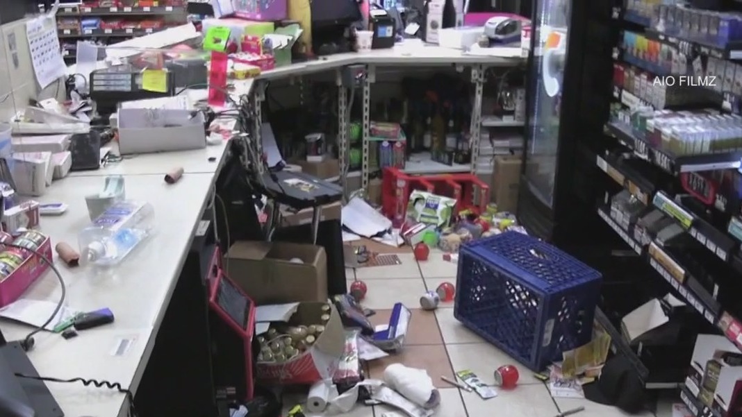 Businesses ransacked after street takeovers