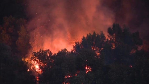 Lake Fire explodes in San Bernardino County